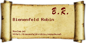 Bienenfeld Robin névjegykártya